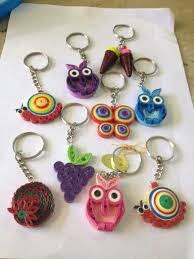 Quilling Keychain Joyeria De Filigrana De Papel Joyeria De Filigrana Manualidades Con Filigrana De Papel