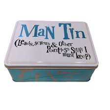 One of the best tin presents for him. Home Garden For The Man Who Has Everything 10th Anniversary Gift Ideas The Man Tin Xl Greeting Cards Party Supply