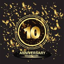 Posted on march 28, 2019 by jaym. 10 Year Anniversary Logo Template Vector 2100352 Vector Art At Vecteezy