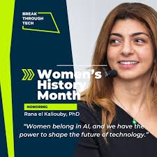 ⭐️ Celebrating #WomensHistoryMonth: Meet @ranaelkaliouby , Ph.D. a  visionary leader in #EmotionAI. As the co-founder of Affectiva, a spin-off  of the MIT Media Lab, Dr. el Kalioubi has pioneered the development of