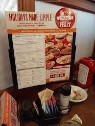 The breakfast menu holds items ranging from 100 to over 1,000 calories and. Bob Evans Christmas Dinner Menu Bob Evans Preparing A Holiday Meal For Picky Eaters Check Out Their Menu For Some Delicious Breakfast
