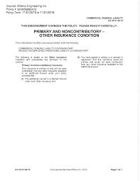 Maybe you would like to learn more about one of these? Https Athenaengineering Com Wp Content Uploads 2019 09 Sample Certificate Of Insurance Minimum Requirements Pdf