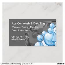 Whether you're looking for a mechanic business card template or a car detailing business card template, you'll find one to match your liking. Car Wash And Detailing Business Card Zazzle Com Detailing Business Car Wash Mobile Car Wash