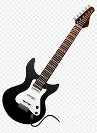 Download Black Electric Guitar Design Black And White Electric Guitar Drawing Free Transparent Png Clipart Images Download