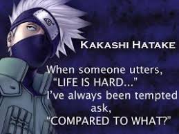 Kakashi has the iconic nickname of 'the copy ninja of the leaf'. Kakashi Quotes Google Search Naruto Quotes Naruto Facts Itachi Quotes