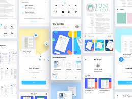 Shippo includes over 30 plus ios ready core screens designed in vector format. Ezy Cv Builder App Cv Builder Cv Template Cv Maker