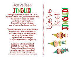 Free Printable You've Been Jingled