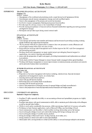 Financial Accountant Resume Samples Velvet Jobs