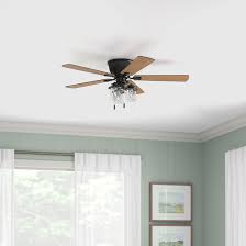 Wayfair flush mount ceiling fans with lights. Sand Stable 52 Biddeford 5 Blade Flush Mount Ceiling Fan With Pull Chain And Light Kit Included Reviews Wayfair
