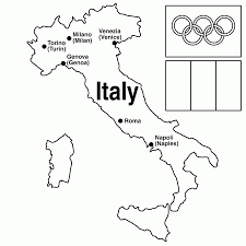 More vector maps of italy. Printable Map Of Italy For Kids Coloring Home