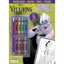 Click the ursula disney villain coloring pages to view printable version or color it online (compatible with ipad and android tablets). Disney Villains Deluxe Color Trace Target