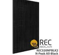 REC320NPBLK2 320W REC N-Peak All-Black Solar Panel