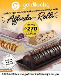 Our soft and buttery cheesy taisan is the perfectly light snack to have during your merienda breaks! Goldilocks Afforda Rolls Promo Facebook