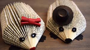 Diy Hedgehog Book Folding Youtube