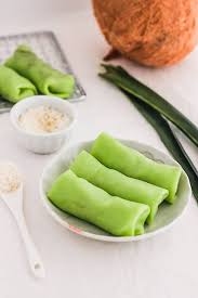 My pandan pancakes recipe is very easy to whip up and it tastes delicious with the pandan flavour! Mini Kueh Dadar Rolled Coconut Crepes Curious Cuisiniere