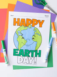 This earth day coloring page is perfect for kids and adults to color together. Free Earth Day Coloring Pages Fun365