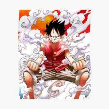 First gear (in a way) is luffy's natural fighting form, consisting of attacks named after guns after bragging to shanks that his punch is as strong as a pistol. Second Gear Luffy Posters Redbubble