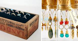 What boho lover wouldn't want the moon phases displayed on their wall? 65 Clever Ways To Store Jewelry So Your Necklaces Won T Tangle And You Can Find Your Earring Backs