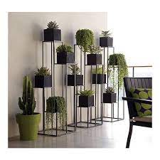 Quadrant Plant Stand With Four Planters C Sadly To Buy These 3 Stands And 12 Planters At The Store Would Set One Back About Decor Home Decor Indoor Plants