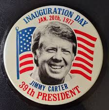 1977 Jimmy Carter Extra Large Button