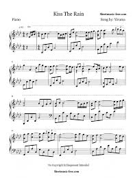Learn how to play kiss the rain by yiruma with letter notes sheet / chords for piano and keyboard. Kiss The Rain Sheet Music Yiruma Sheetmusic Free Com Pdf