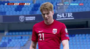 Kristian thorstvedt is the son of former goalkeeper erik thorstvedt. Video Kristian Thorstvedt Gets A Red Card For A Dangerous Tackle Vs Turkey Witty Futty