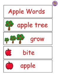 Apple Pocket Chart Words Word Wall Teachers Pay Teachers
