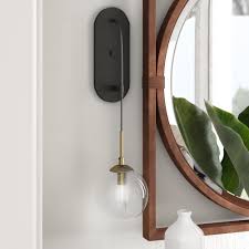 Adrienne 1 Light Dimmable English Bronze Warm Brass Armed Sconce Reviews Allmodern