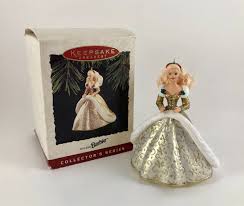 Vintage 1994 Hallmark Keepsake Christmas Tree Ornament 2nd Etsy In 2020 Holiday Barbie Christmas Tree Ornaments Hallmark Keepsake Ornaments