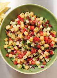 Salsa De Cantaloup Ricardo Recipe Bbq Recipes Recipes Raw Food Recipes