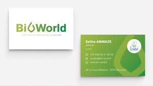 Projets Creation D Un Logo Sur Mesure Des Cartes De Visite Pour Bio World Societe De Nettoyage A Montpellier Agence Montpelli Carte De Visite Carte Bio