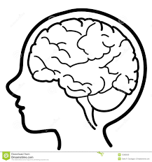 Child Profile With Visible Brain Vector Illustration Of Kid Profile With Black Sponsored Ad Ad Profile Brain Drawing Human Body Activities Brain Icon