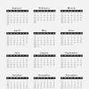 2021 mini cute annual paper calendar daily scheduler desk. 1