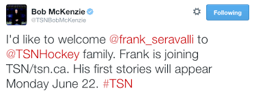 Discover frank seravalli net worth, biography, age, height, dating, wiki. Frank Seravalli Is Leaving The Daily News For Tsn Crossing Broad