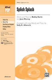 Singers.com: Sally K. Albrecht: Splish Splash: 2-Part Sheet Music