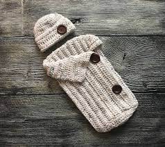 Newborn Baby Crochet Cocoon Sleep Sack With Matching Hat Infant Bedding Crochet Newborn Photo Prop Gift Baby Sleep Sack Crochet Baby Cocoon Crochet Cocoon Newborn Crochet