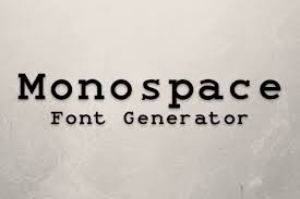 A easy way to achieve a similar look to the logo design used in promoting the straight outta compton movie. Monospace Font Generator Fonts Pool