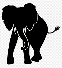 Use these elephant silhouette clipart. Image Freeuse Download Clip Art Black Frontal Of Elephant Silhouette Transparent Png Download 1119134 Pikpng