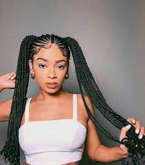 Half Cornrows Half Braids Hairstyles Latest Fabulous 2019 Styles You Will Adore Zaineey S Blog Braided Hairstyles Braids For Black Hair Box Braids Styling