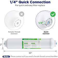 Buydirect can help you find multiples results within seconds. Buy Inline Water Filter Membrane Solutions 10 X 2 With 1 4 Quick Connect Water Filter Replacement Cartridge Inline Filter For Refrigerator Ice Maker Under Sink Reverse Osmosis Water System 2 Pack Online In Turkey B07nl2z7mn