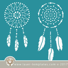What is a dream catcher? Dream Catcher Mandala Stencil Template For Laser Cutting Of Border Wall Floor And Furniture Stencils Free Vector Downloads Dream Catcher Stencil 19 Laser Ready Templates