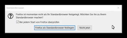 Wie kann ich firefox als standardbrowser festlegen? Gelost Firefox Als Standard Browser Auf W10 Dr Windows