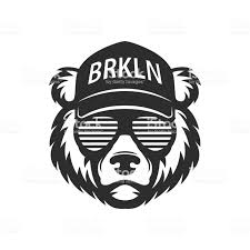 Smokey bear resist svg png eps dxf cricut file silhouette art designs for shirts. Cool Bear In Sunglasses Free Vector Art Stock Illustration Vector