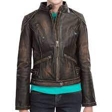 Old Gringo Dulce Distressed Leather Jacket Tailored Fit For Women