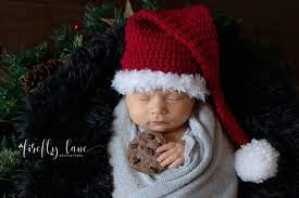 Crochet Baby Santa Hat Newborn Santa Hat Santa Hat Santa Etsy
