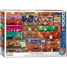 Choose from a variety of 1000 piece puzzle options with different sizes, number of pieces, and board material. Eurographics Inc Travel Suitcases 1000 Piece Jigsaw Puzzle Target