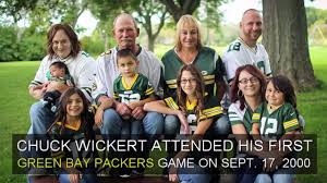#football #nfl #fan #green bay packers #packers. Green Bay Packers Fan Chuck Wickert Meets Woman Who Saved His Life