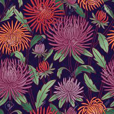 See more ideas about pattern, floral, prints. Moody Aster Flowers Seamless Pattern Stock Photo Picture And Royalty Free Image Image 119078553