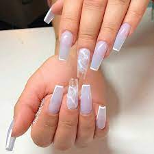 Acrylic Nails On Instagram Love Comments 1 4 Follow Theacrylicnails Credit Nailsby Best Acrylic Nails White Acrylic Nails Acrylic Nails Coffin Short