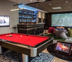Think That Screen Is Big Enough Grab A Bean Bag Chair And Enjoy The Weekend Mancaves Mancave Mancavedeco Man Cave Home Bar Man Cave Room Man Cave Basement